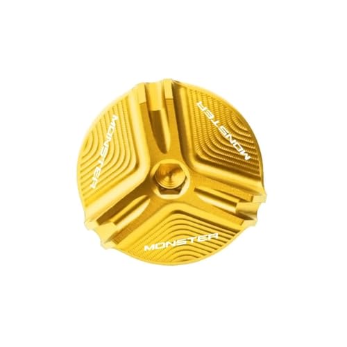 Tapón de llenado de aceite dorado para Ducati, sellado perfecto y estilo deportivo