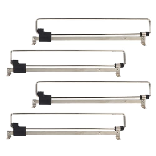 Tringles de placard rétractables lot de 4 pour optimiser l'espace de rangement chez vous