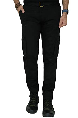 Image of Urban Legends Cargos for Men || Men's Cotton Regular Fit Cargo Joggers with 6 Pockets || Casual Pants || (UL-1R20SP)