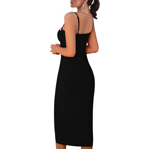 Image of Women Sleeveless Off Shoulder Split Evening Cocktail Long Dress