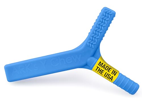 ARK Y-Chew Sensory Chew Sensory Toys for Kids and Adults Chew Fidget for Autism ADHD SPD Anxiety Medical-Grade Oral Motor Therapy Tools XXT Very Firm Royal Blue