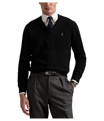 Polo Ralph Lauren Men's Washable Wool V-Neck Sweater