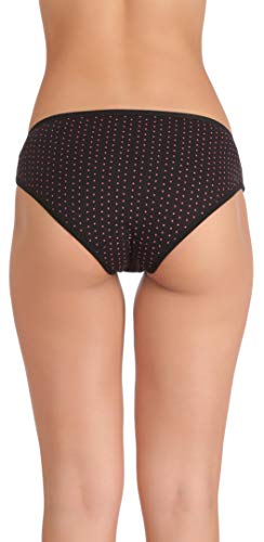 Image of Eve's Beauty Women's Polka Dot Cotton Bikini Panties - Pack of 3