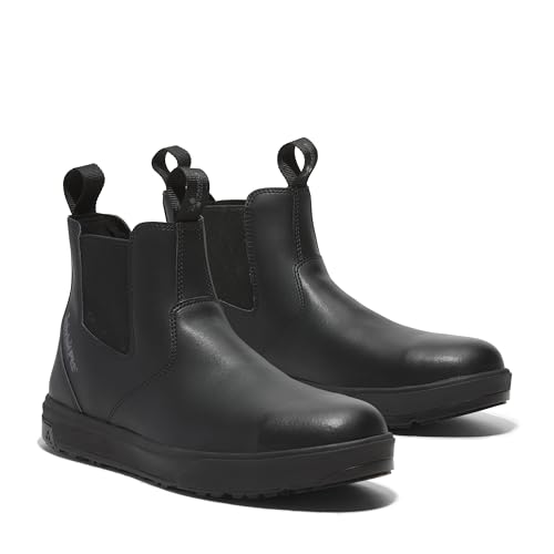 Timberland PRO Timberland PRO Men's Berkley Chelsea Composite Safety Toe Static Dissipative Industrial Casual Work Shoe, Black, 12M