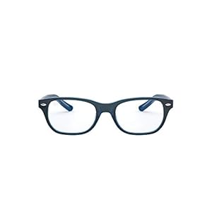 Ray-Ban 0RY 1555 3667 46 Lunettes de Soleil, Bleu (Topo Blue on Blue Fluo), Mixte Enfant