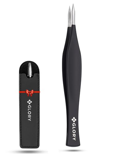 Precision Splinter Pointed Tweezers Stainless Steel Perfect Splinters Dead Cuticles Glass Ticks Removal Tweezers with Extra Fine Points tweezers for splinter removal