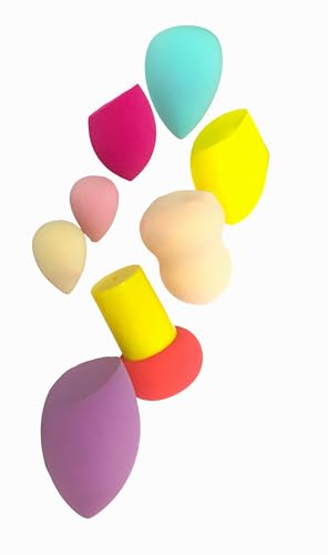 Image of Sedell Paris Multicolor Sponge with Transparents Bottle (Pack of 8)