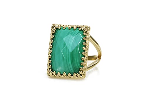 Bague en malachite sur mesure : résolvez le problème de taille
