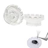 Luckycivia 300 Pcs Lashes Fan Glue Cups, Quick Blossom Cup for Sharpening or Closing Volume Fans Eyelash Extensions, Glue Holder and Lash Organizer Tool