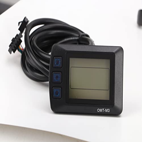Alomejor Kit de painel de exibição para bicicleta elétrica M3, painel de múltiplas funções com ranhu