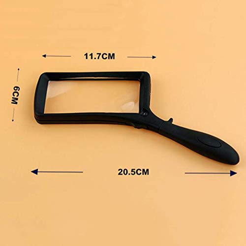 Loupe de lecture portables avec lampe et verre de précision - 4
