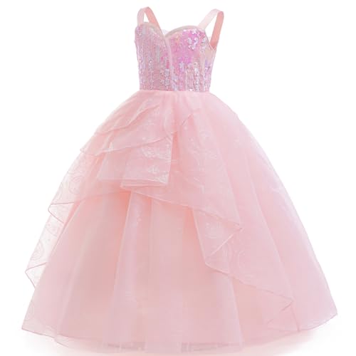 Disfraz Glinda para Niñas con Varita y Corona miniatura 6