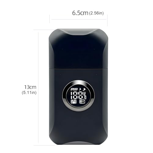 Afeitadora eléctrica recargable USB: cortador impermeable para afeitado rápido de moda 7
