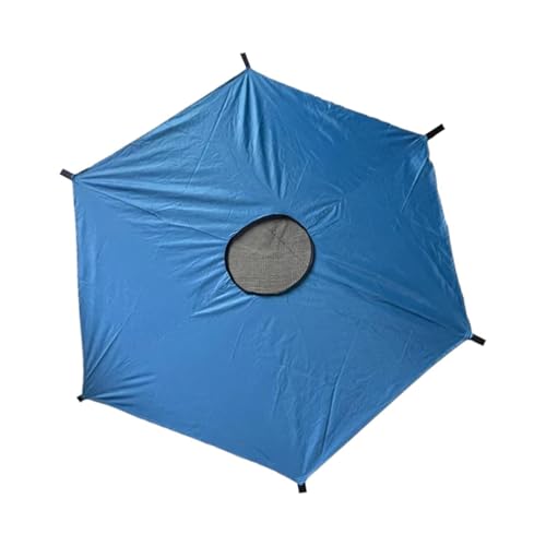 QSTDGVPW Trampoline Shade Cover,Accessories Easy to Install Waterproof Prolong The Service Life of Trampoline Blue, 10 ft