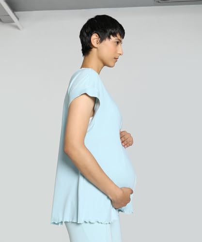 T-Shirt Oversize Maternity PUMA Studio Tee Mixte en Coton Confortable - 2