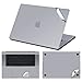 IMMOENUC Skins De Protection pour Ordinateur Portable pour Macbook Pro 16 Pouces 2021 Sticker Couvre A2485 Peau De Protection ComplèTe du Corps (Gris SidéRal)