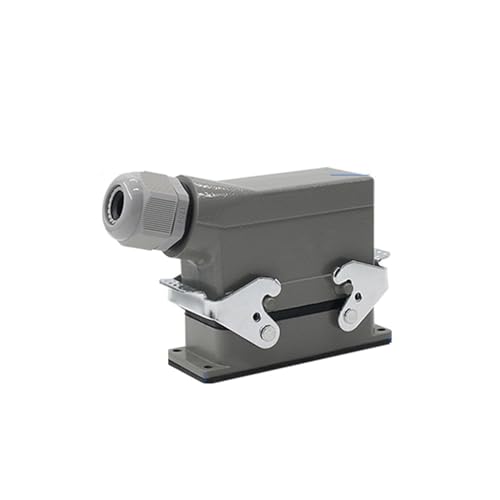 Conector industrial resistente HDC-HE4 16 núcleos lateral miniatura 1