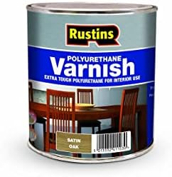 Rustins POSO250 250ml Poly Varnish - Satin Oak