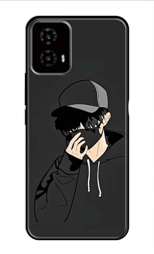 Image of Metal TPU Printed Back Cover for Motorola Moto G34 5G (Popular Anime Character -T2) 360 Degree Protection | Camera Protection -25092024(AH)