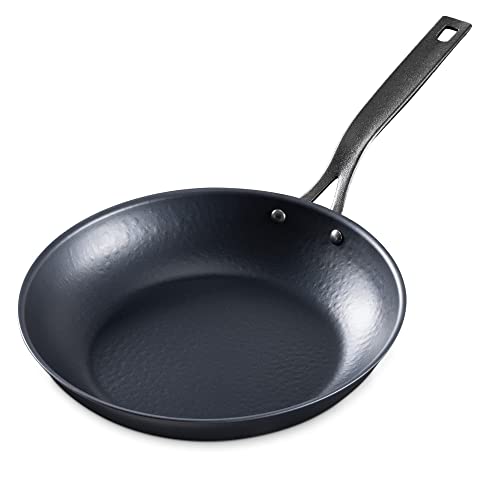 Navaris Sartén Antiadherente 28 cm - Plancha Universal Premium de Acero al Carbono - Apta para...