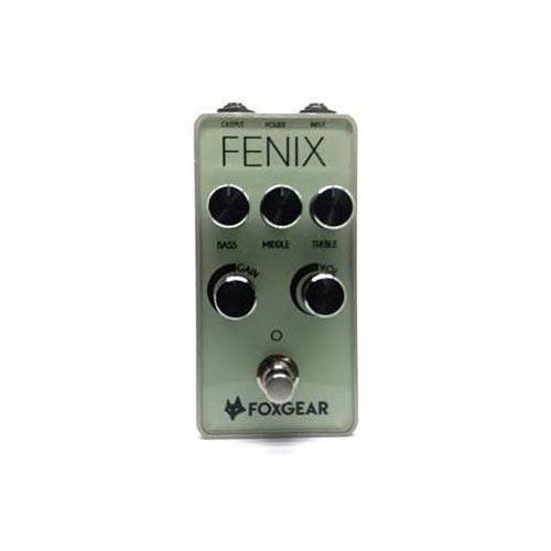 Foxgear Fenix Pédale d’effets pour guitare Overdrive/Distortion - Les Beatles, Paul McCartney, John Lennon, RIngo Starr, George Harrison Foxgear Fenix Pédale d'effets pour guitare Overdrive/Distortion