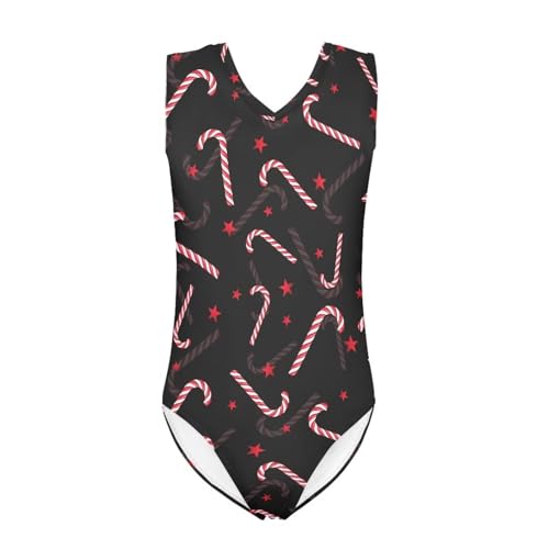 Image of KEIAHUAN Gymnastics Leotards for Girls Sleeveless Bodysuit Dance Leotards Performance Costume