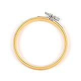 Coloca tu pieza de arte bordado en este pequeño aro, añade una cadena para un collar muy único o un pin trasero para un bonito broche. Buenos gadgets para amas de casa, o aquellas niñas inteligentes a las que les gustan las manualidades de costura, o quieres entrenar su paciencia y concentración. También puede combinar con algunos fines de arte mural.