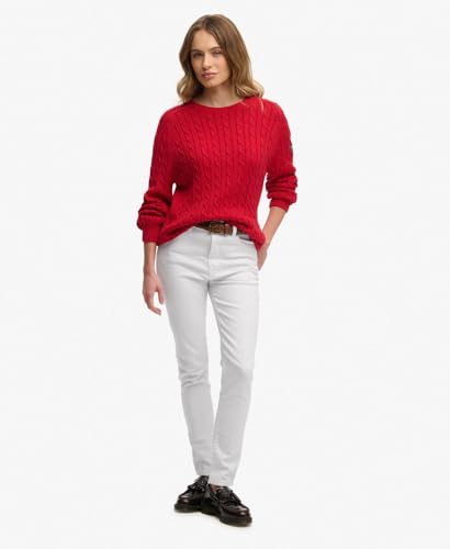 Pull en maille torsadée décontracté femme Superdry - vue 5