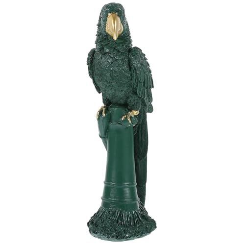 Modèle Simulé Perroquet Résine Réaliste Décoration Oiseau Maison