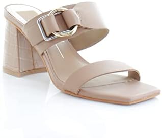 Dolce Vita Women's PALYCE Heeled Sandal, Cafe Leather, 9 | Image 3