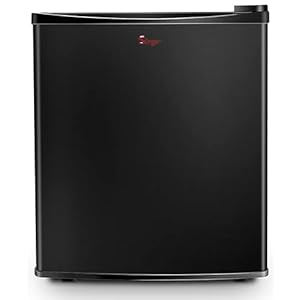 Sirge Mini-koelkast, 38 l, zwart, stil, thermo-elektronisch, zonder compressor, koelkast [430 (L) x 410 (B) x 510 (H) mm] – Ideaal voor hotels