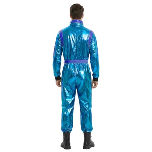 Costume astronaute adulte réaliste parfait pour animer une fête d'Halloween