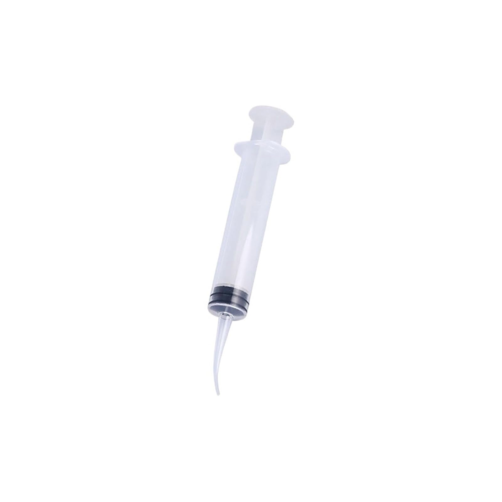 Siringa per irrigazione dentale monouso da 50 pezzi da 12 ml con punta curva da 1,9 mm, strumento dentale sterile per procedura canalare(1.9mm Without scale)