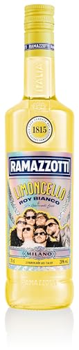 Ramazzotti Limoncello Roy Bianco & Die Abbrunzati Boys Vorgemischter Cocktail auf Basis von Zitronen-Likör erfrischend & intensives Zitrusaroma ideal als Aperitif 29% Vol. 1 x 0 7 L Flasche