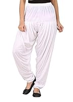 BELONAS Plus Size Patiala for Women White