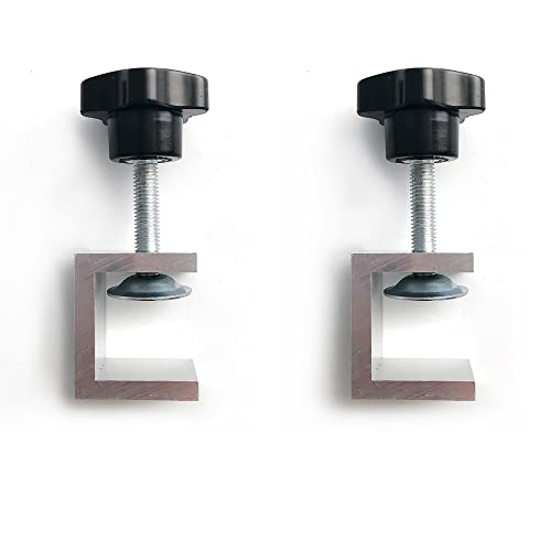 Universal-C-Klemme, robust, mit Schnellspanner, U-Clip, Montagezubehör, Schreibtisch-Workta-Halterung, 2 Stück Cover