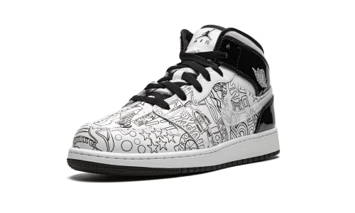 Jordan Youth Air 1 MID SE GS DC4099 100 DIY - Size 6.5Y4