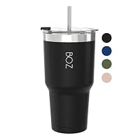Funny Glass Bicchiere Termico 590 Ml Con Design Meccanico - Tazza Da Viaggio Isolata Sottovuoto In Acciaio Inox, Con Cannucce E Coperchio - 3