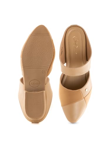 Image of Khadim's Cleo Flat Mule Slip On Sandal for Women