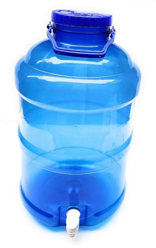 Image of JAGMOOLYA Products 20 Litre Plastic Water Dispenser | Large Capacity Drinking Water Container | Manual /Gravity Water Pump Dispenser for Home, Office & Outdoor | Safe BPA-Free Plastic Tank Pack of 1