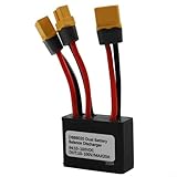 Ebike Modulo parallelo a doppia batteria 20A Interruttore di scarico in alluminio convertitore bilanciato per componenti di biciclette elettriche, distributore di potenza ad alta corrente 10V-100V