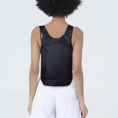 Mochila Deportiva Negra Plegable para Senderismo miniatura 4