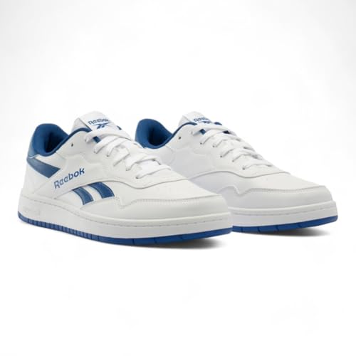 Reebok Unisex GlideSneaker, Weiß, Weiß, Blau, 36.5 EU – Ansicht 4