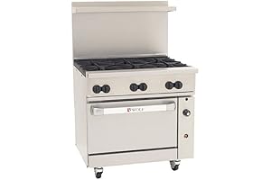 Vulcan C36S6B - Challenger XL Gas Range: Top-of-the-Line Culinary Prowess for Wolf Kitchen Appliances