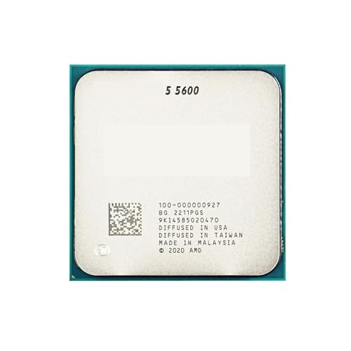 Processeur CPU R5 5600 3.5 GHz AM4 6 cœurs 12 threads 65W composant PC de bureau