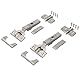 Blum 2 x CLIP top Möbel Scharnier 110°, gerade mit Feder, Eckanschlag + BLUM CLIP Exzenter Kreuzmontageplatte, Stahl, Schraubvariante, Distanz 0 mm, Topfband ø=35mm