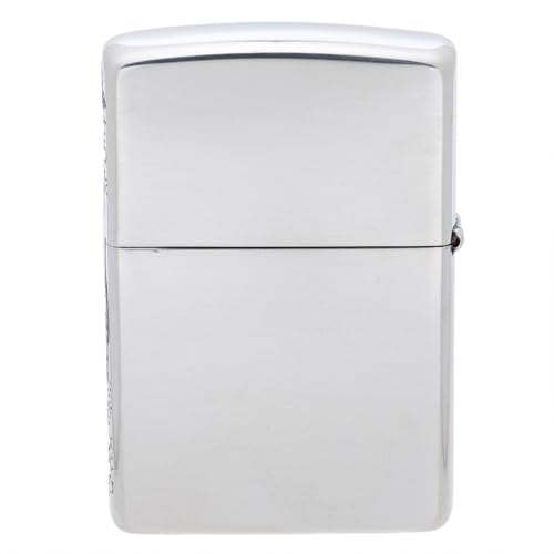 Encendedor Zippo con diseño dragón doble, color plata miniatura 3