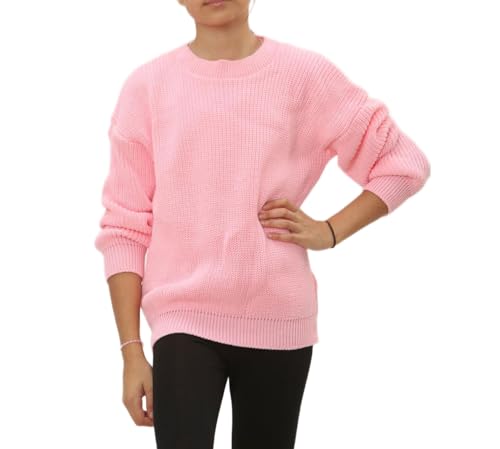 Kids Chunky Fisherman Knit Sweater – Long Sleeve Cable Pullover for Boys & Girls