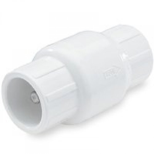 NDS KC-1000-S 1-Inch Slip PVC Schedule 40 Spring Check Valve, Gray