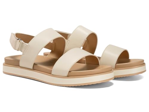 Coutgo Womens Flat Sandals Comfortable Arch Support Adjustable Double Strap